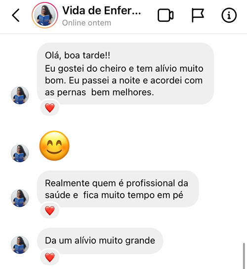 Depoimento do Creme Para Pernas Cansadas Allkkare